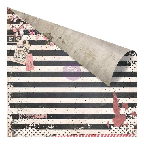 Prima Marketing Inc - Rossibelle Collection - Double-Sided Cardstock with Foil 12"X12" - Lucky Charm