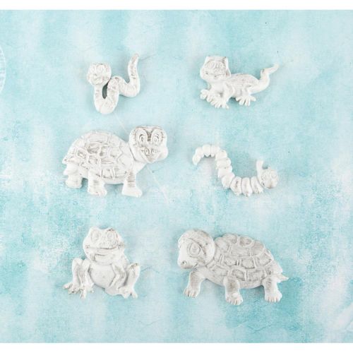 Prima Marketing Inc - Shabby Chic Treasures By Ingvild Bolme - Reptiles 6/Pkg
