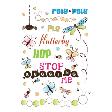 Daisy Bucket Designs - Rub Ons - Bugs