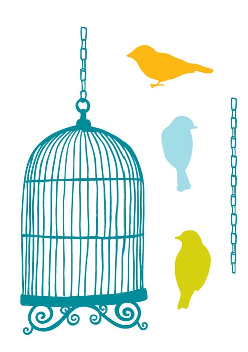 PRIMA MARKETING INC - FLOCKED IRON ONS BIRDIES