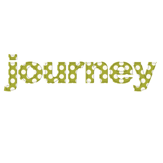 Prima Marketing Inc - Quilted Polka Dots Word Journey