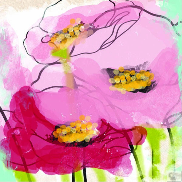 Prima Marketing Inc. 12 X 12 Canvas, Poppy