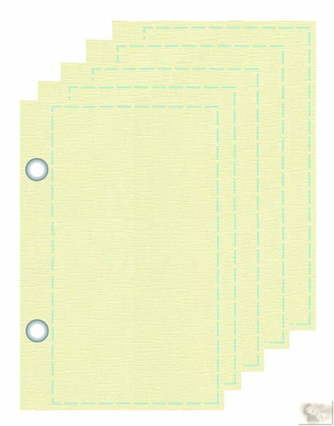 Prima Marketing Inc. 5 x Refill Canvas Page 7X9