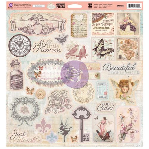 Prima Marketing Inc - Princess Collection - Chipboard Pieces 12"x12"