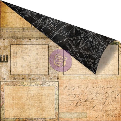 Prima Marketing Inc - Cartographer Collection - Patterned Paper - Carte