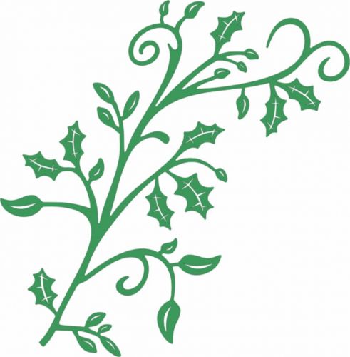 Cheery Lynn Designs Die - Mega Holly Flourish