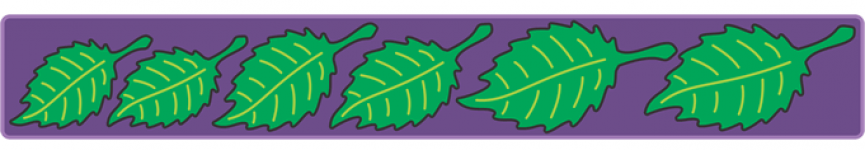 Cheery Lynn Designs Die - Border Dies - Rose Leaf Strip