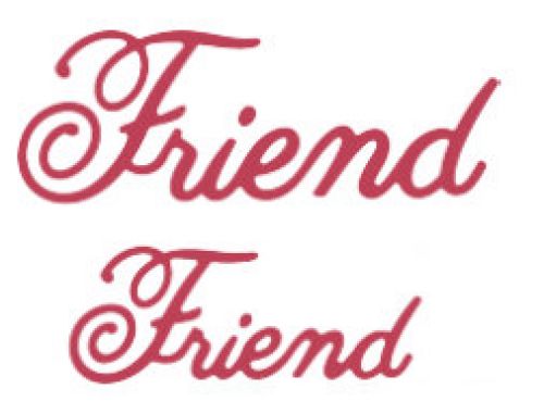 Cheery Lynn Designs Die - Friend