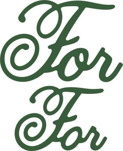 Cheery Lynn Designs Die - For (Set of 2)