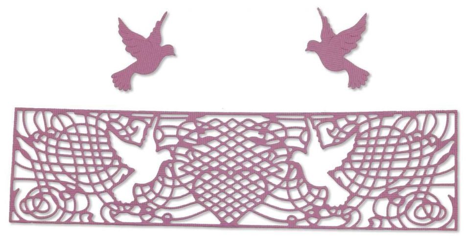 Cheery Lynn Designs Die - Dove Border
