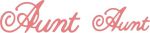 Cheery Lynn Designs Die - Aunt (Set of 2)