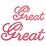 Cheery Lynn Designs Die - Great 2 Piece Die Set