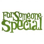 Cheery Lynn Designs Die - Whimsical "For Someone Special" Die