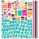 Bella Blvd - Illustrated Faith - Bright & Brave Stickers 12"X12" - Fundamentals