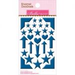 Bella Blvd - Enamel Stickers 3"X4.75" Doodads - Blueberry