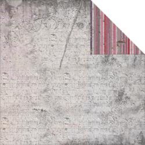 Fabscraps - Industrial Chic - Concrete Chic 2 - 12" x 12" Double Sided Patterned Paper