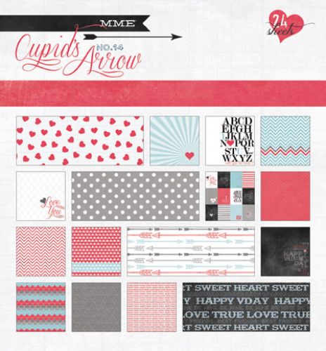 My Mind's Eye - Cupids Arrow No.14 - 6x6 Paper Pad - 24 Sheets