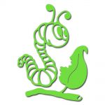 Crafty Ann Dies by Cheery Lynn - Funny caterpillar (Set of 2)