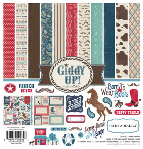 Carta Bella Paper Company - Giddy Up Boy Collection - Collection Kit