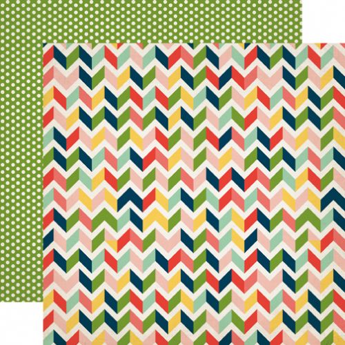 Carta Bella Paper Company - It's a Celebration Collection - 12x12" Paper - Chevron