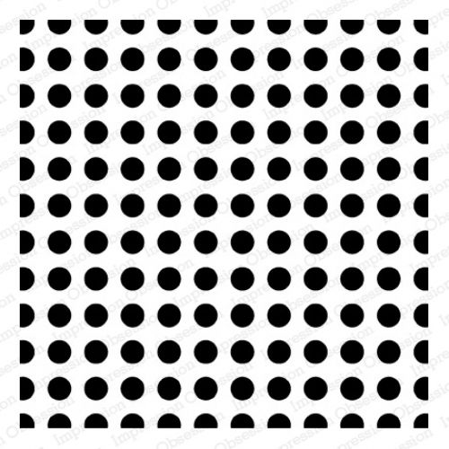 Impression Obsession - Cover-A-Card - Cling Mount Rubber Stamp - Large Dots