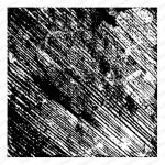 Impression Obsession - Cover-A-Card - Cling Mount Rubber Stamp - Distressed Diagonal