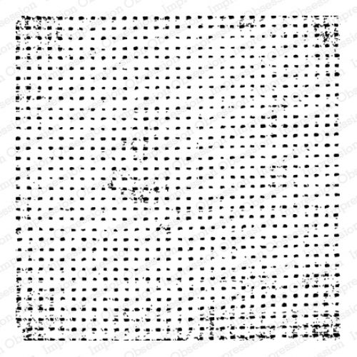 Impression Obsession - Cover-A-Card - Cling Mount Rubber Stamp - Distressed Dots