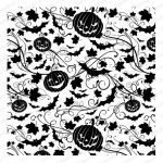 Impression Obsession - Cover-A-Card - Cling Mount Rubber Stamp - Halloween
