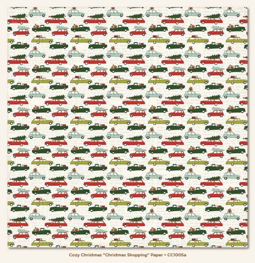 My Minds Eye - Cozy Christmas - Christmas Shopping Paper