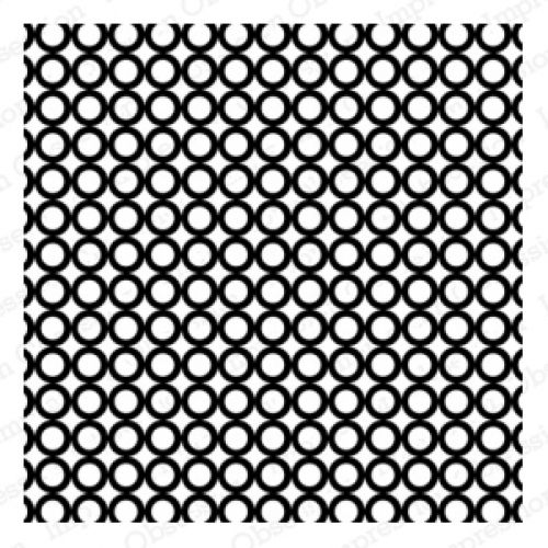 Impression Obsession - Cover-A-Card - Cling Mount Rubber Stamp - Circle Fusion 2