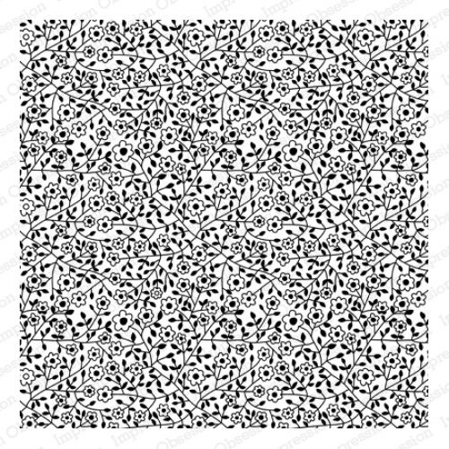 Impression Obsession - Cover-A-Card - Cling Mount Rubber Stamp - Tiny Flowers