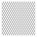 Impression Obsession - Cover-A-Card - Cling Mount Rubber Stamp - Chicken Wire