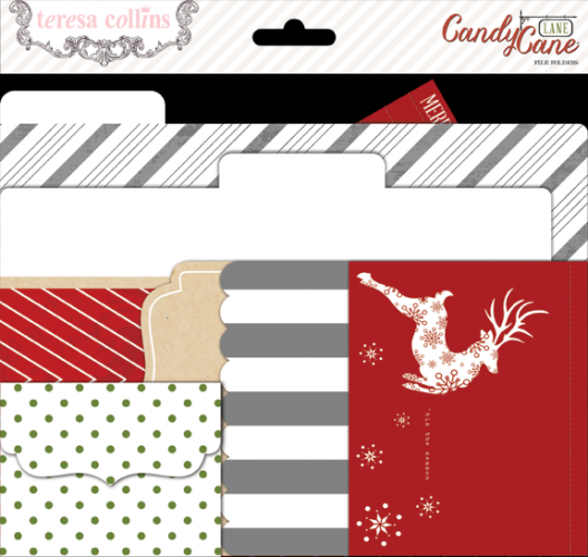 Teresa Collins Designs - Candy Cane Lane - File Folders