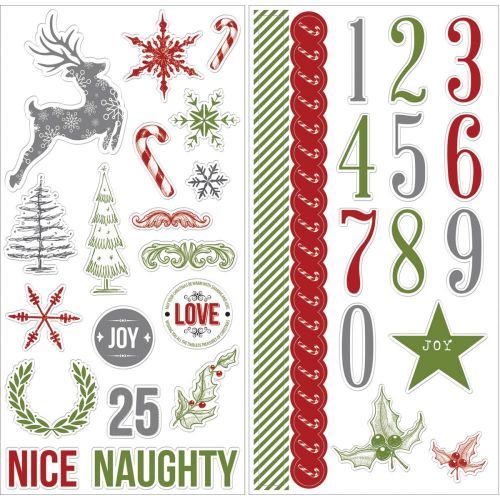 Teresa Collins Designs - Candy Cane Lane - Chipboard Elements