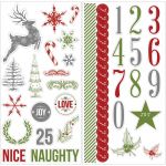 Teresa Collins Designs - Candy Cane Lane - Chipboard Elements