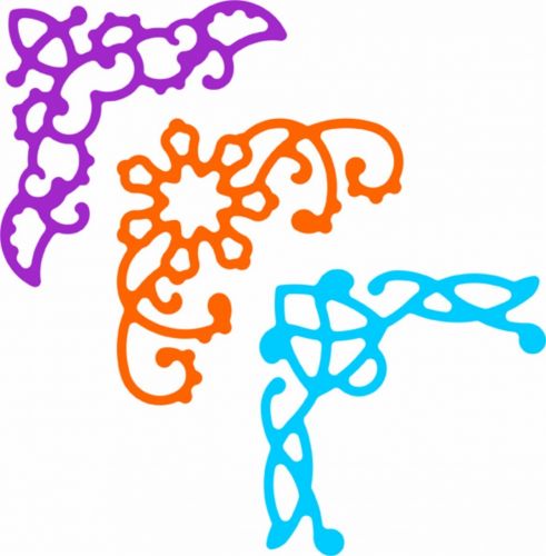 Cheery Lynn Designs Die - Lace Corner Deco C