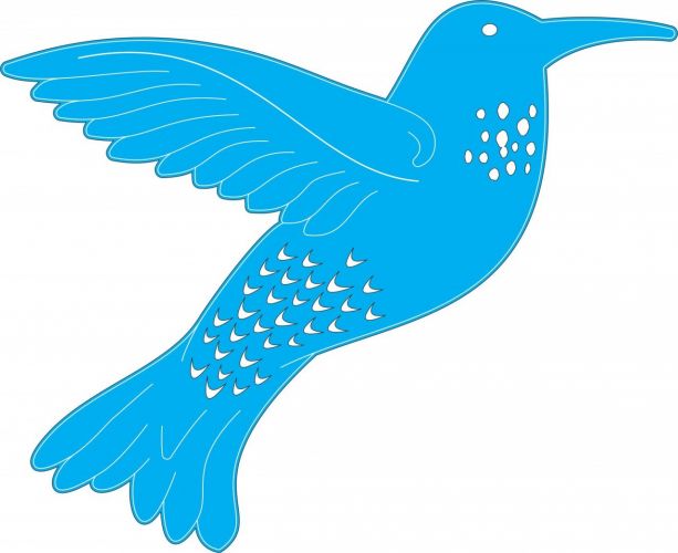 Cheery Lynn Designs Die - Hummingbird
