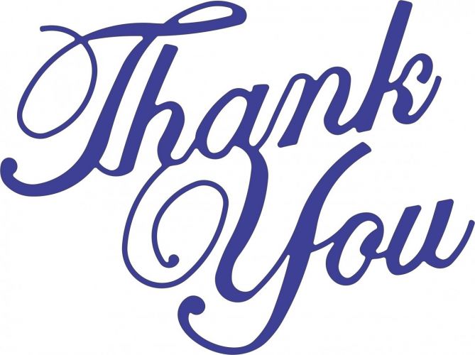 Cheery Lynn Designs Die - Thank You