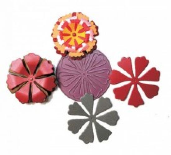 Cheery Lynn Designs Die - Stacker Flowers - SF-6