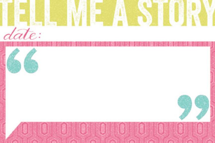 My Mind's Eye - Cut & Paste - Story - 4x6 Journal Card