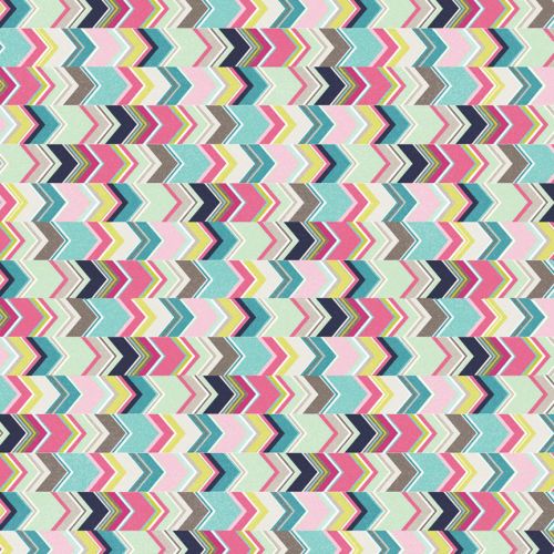 My Mind's Eye - Cut & Paste - Loved - Devoted  - 12" x 12" Double Sided Patterned Paper