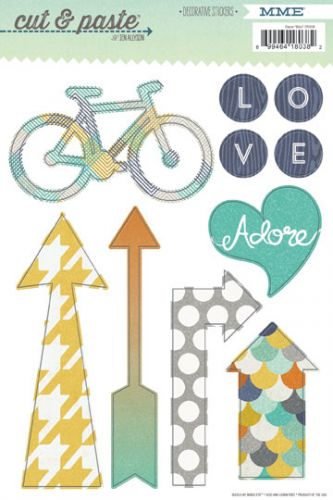 My Mind's Eye - Cut & Paste - Bliss - Decorative Stickers