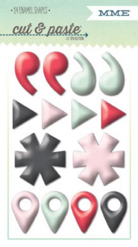 My Mind's Eye - Cut & Paste - Small - Enamel Shapes