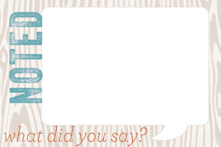 My Mind's Eye - Cut & Paste - Noted - 4x6 Journal Card