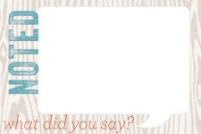 My Mind's Eye - Cut & Paste - Noted - 4x6 Journal Card