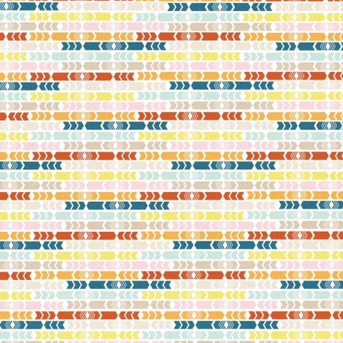 My Mind's Eye - Cut & Paste - Good Times - Tribal  - 12" x 12" Double Sided Patterned Paper