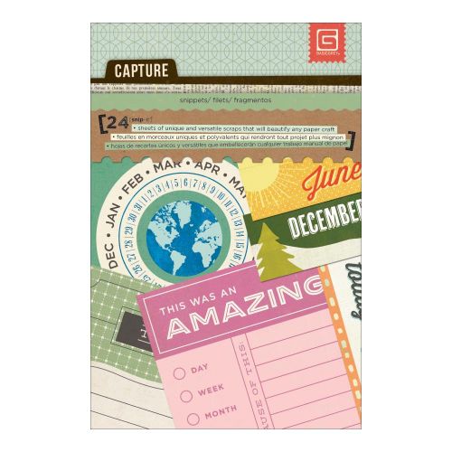 Basic Grey - Snippets - Capture - Calendar - 4x6"