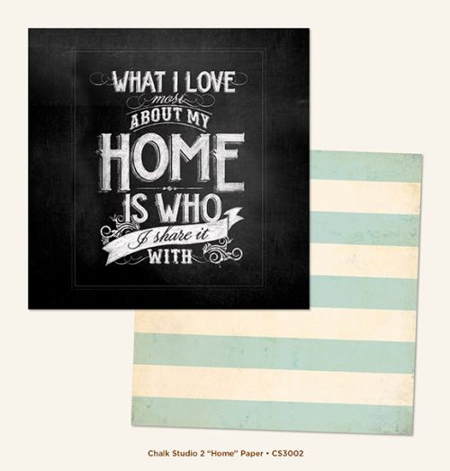 My Mind's Eye - Chalk Studio 2 - Home Paper