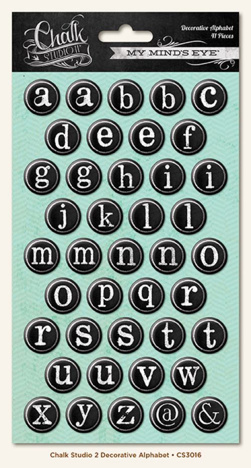My Mind's Eye - Chalk Studio 2 - Decorative Alphabet