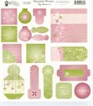 Daisy Bucket Designs - Wrapped Wishes - Tag Elements - 8" x 8"